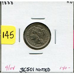 1888 US Three Cent Nickel