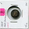 Image 1 : 1829 US Half Dime