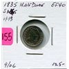 Image 1 : 1835 US Half Dime - Sm. Date, Lg 5, Off 3