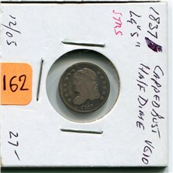1837 US Half Dime - Lg. 5 Cent