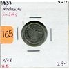 Image 1 : 1838 US Half Dime - No Drape, Sm. Stars Variety