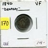 Image 1 : 1840 US Half Dime - Drapery