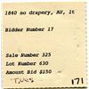 Image 3 : 1840 US Half Dime - No Drape