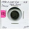 Image 1 : 1840 O US Half Dime with Drapery