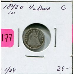 1842 O US Half Dime