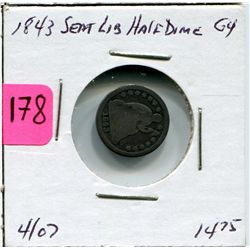 1843 US Half Dime