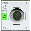Image 1 : 1845 US Half Dime