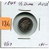 Image 1 : 1849 US Half Dime