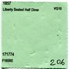 Image 3 : 1857 US Half Dime
