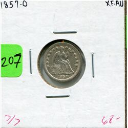 1857 O US Half Dime