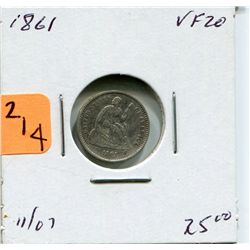 1861 US Half Dime