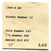 Image 3 : 1866 S US Half Dime