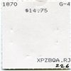 Image 3 : 1870 US Half Dime