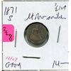 Image 1 : 1871 S US Half Dime