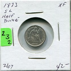 1873 US Half Dime