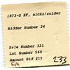 Image 3 : 1873 S US Half Dime