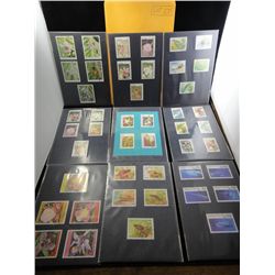 Floral and Marine Foreign Mounted Stamps