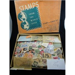 Large Box of Vintage World Stamps - unsearched