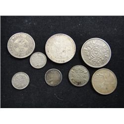 Foreign Silver Coin Lot - 8 Pieces