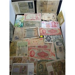 Vintage Foreign Currency Lot - 20+ Pieces