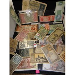 Large Loose Vintage Currency Lot - 20+ Pieces