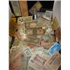 Image 1 : Large Loose Vintage Currency Lot - 30+ Pieces