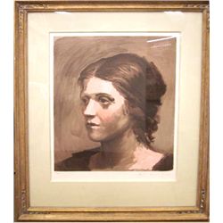 Pablo Picasso, Olga Picasso, Lithograph