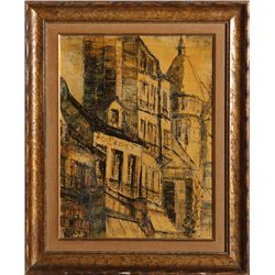 T. Kosty, Untitled (Au Cadet), Oil Painting