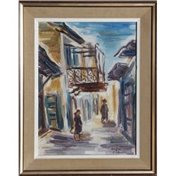 David Gilboa, Safed, Israel, Oil Painting