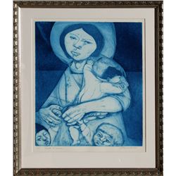 Irving Amen, Vietnam, Etching