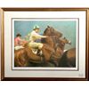 Image 1 : Frank Wootton, At the Start, Lithograph