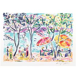 Amos Yaskil, Dining, Lithograph