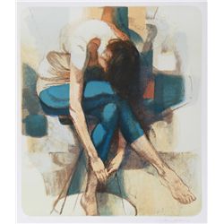 Jim Jonson, Dancer Resting, Lithograph