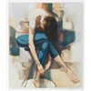 Image 1 : Jim Jonson, Dancer Resting, Lithograph
