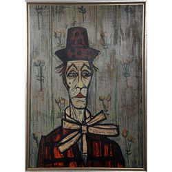 Bernard Buffet, Clown, Print on Canvas