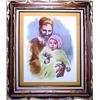 Image 1 : Sandu Liberman, Father and Child, Lithograph