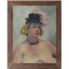 Image 1 : Lady in a Plumed Hat, Oil Painting