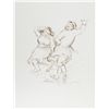 Image 1 : Ira Moskowitz, Dancing Couple - I, Ink Drawing