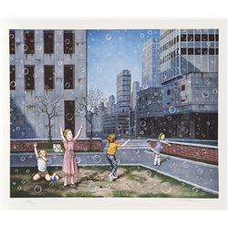 Tito Salomoni, Bubble Fantasy, Lithograph