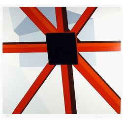 Allan D'Arcangelo, Squared Star, Silkscreen