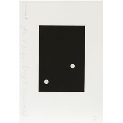 Donald Sultan, Dominoes Portfolio - 3, Aquatint