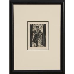 Richard Bosman, Forced Entry, Etching