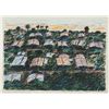 Image 1 : Christopher Fish, Rooftops, Pastel Drawing