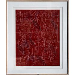 Susan Hall, City Mirage, Etching with Aquatint