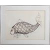 Image 1 : Rita Simon, Fish, Etching