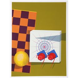 Rita Simon, Checkmate, Serigraph