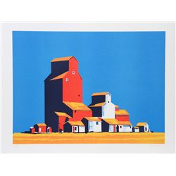 Phyllis Sussman, Wheatbelt, Serigraph