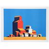 Image 1 : Phyllis Sussman, Wheatbelt, Serigraph