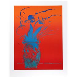 Peter Max, Blue Vase, Lithograph