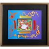 Image 1 : Peter Max, Flower Blossom Lady, Mixed Media Painting on Lithograph